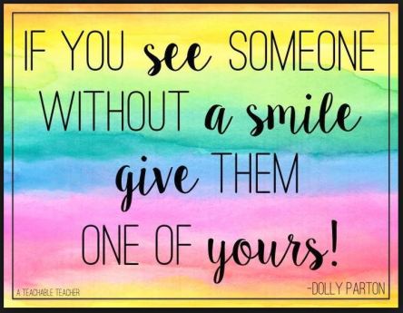 No smile give one of yours