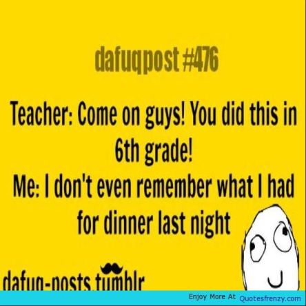 Do not even remember dinner last night