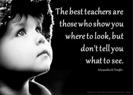 Best teachers where to look not what to see