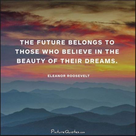 Future belongs beauty dreams
