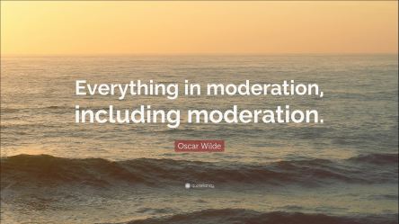 moderate moderation
