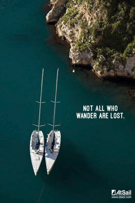 Not all wander lost