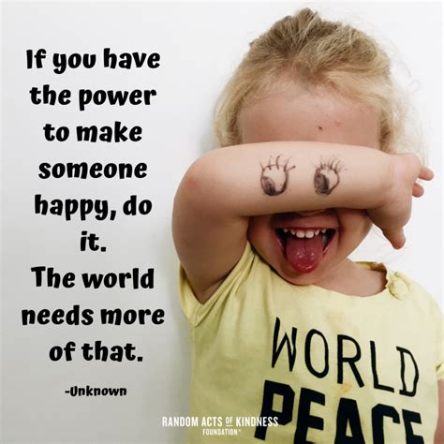 Power to make someone happy