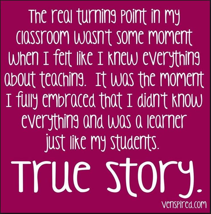 True story teacher turning point